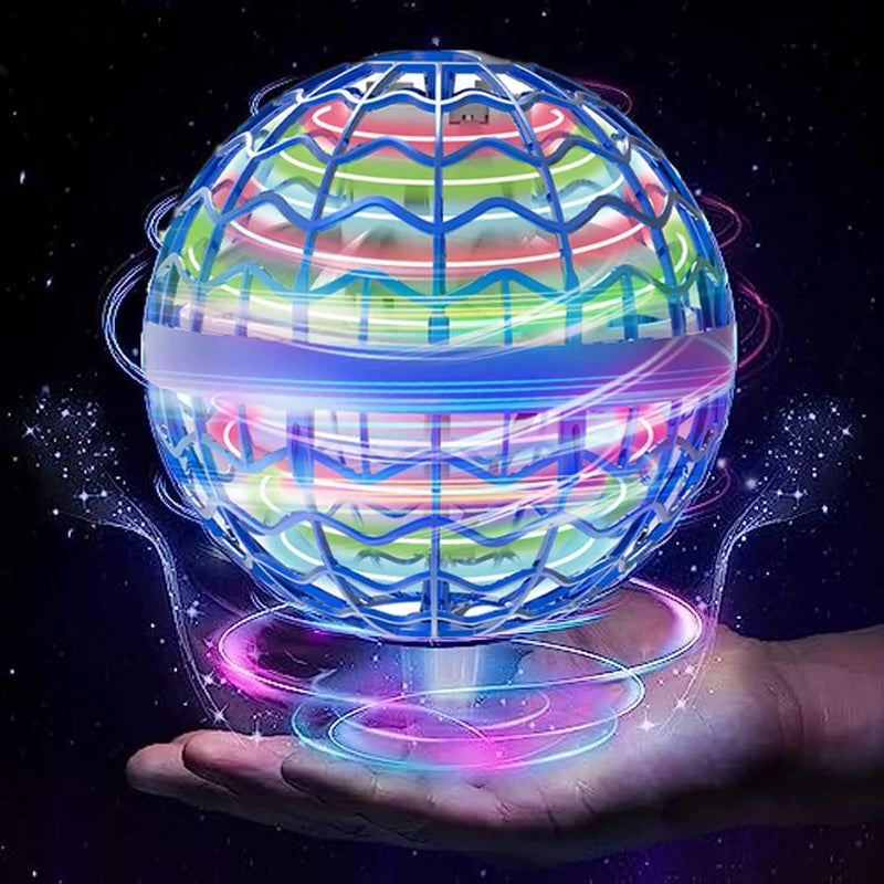 Original Product Fly Ball Hover Ball LED Light Rotating Fly Ball Toy Flying Drone Ball 2023 Indoor and Outdoor Children'S Gift